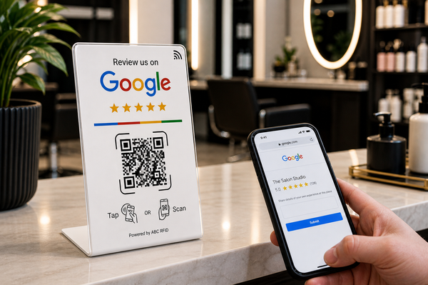 Google Review Stand